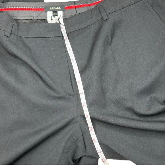 ESCADA Black 100% Virgin Wool Pants - Picture 8 of 9